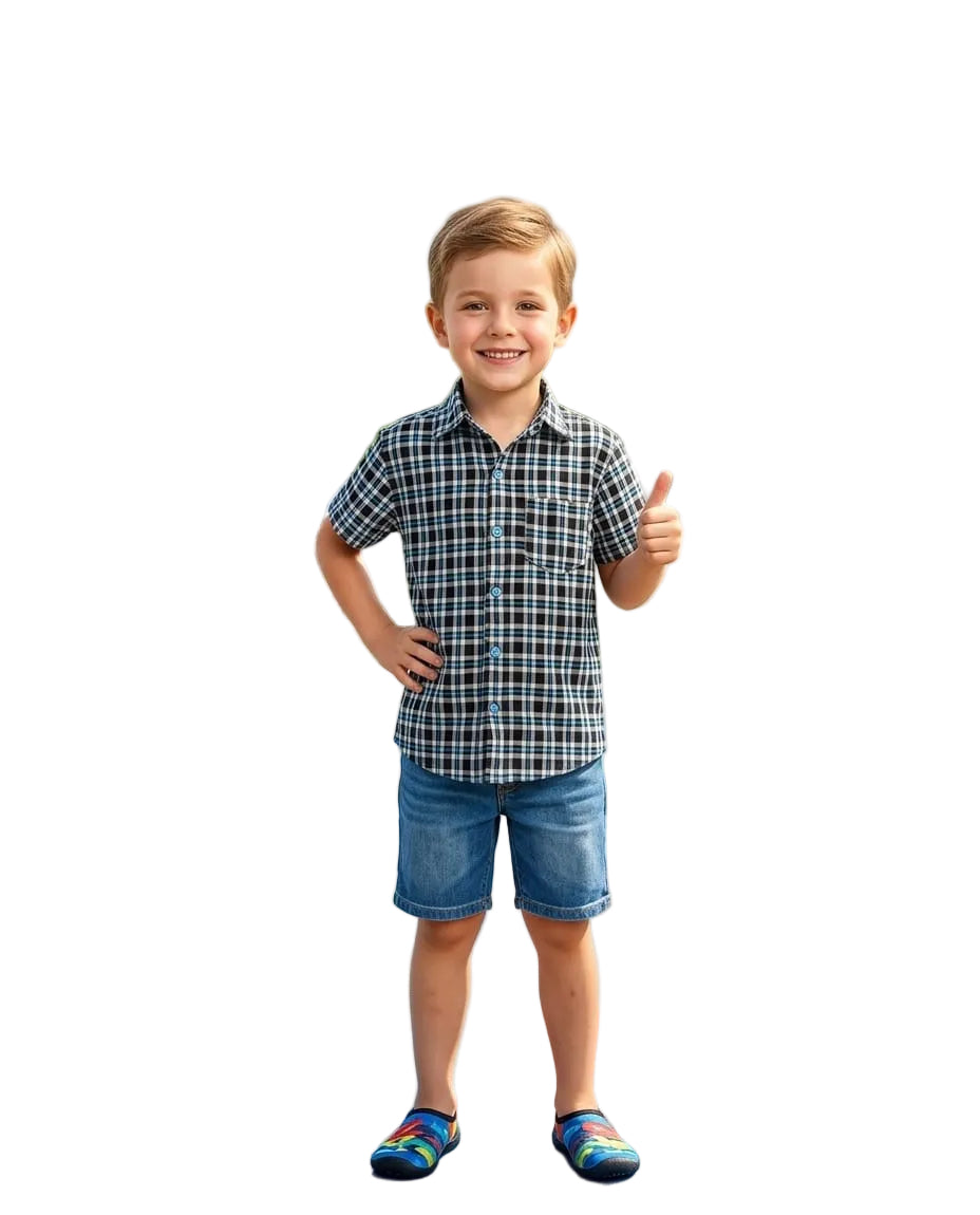 Camisa Manga Corta Talla 5 Años