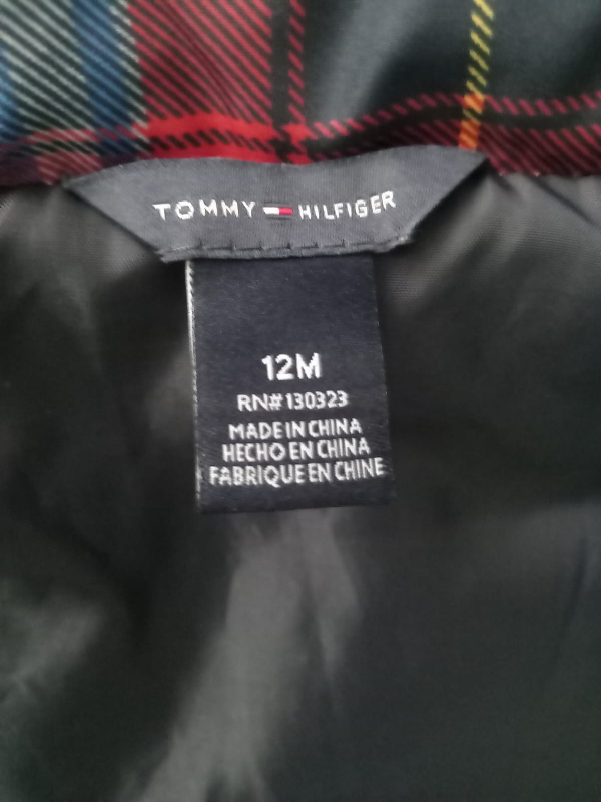 Chaleco Niño Tommy Hilfiger 12 meses