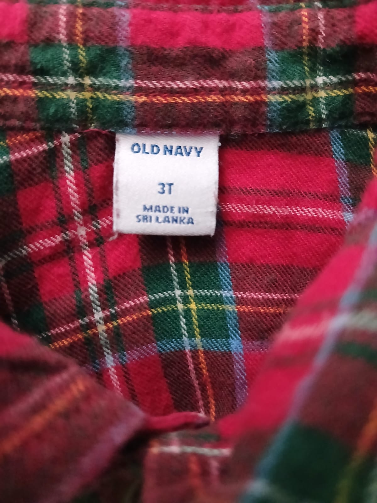 Camisa Manga Larga Niño Old Navy Talla 3 años