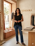 Blusa Negra Haute Hippie Talla M