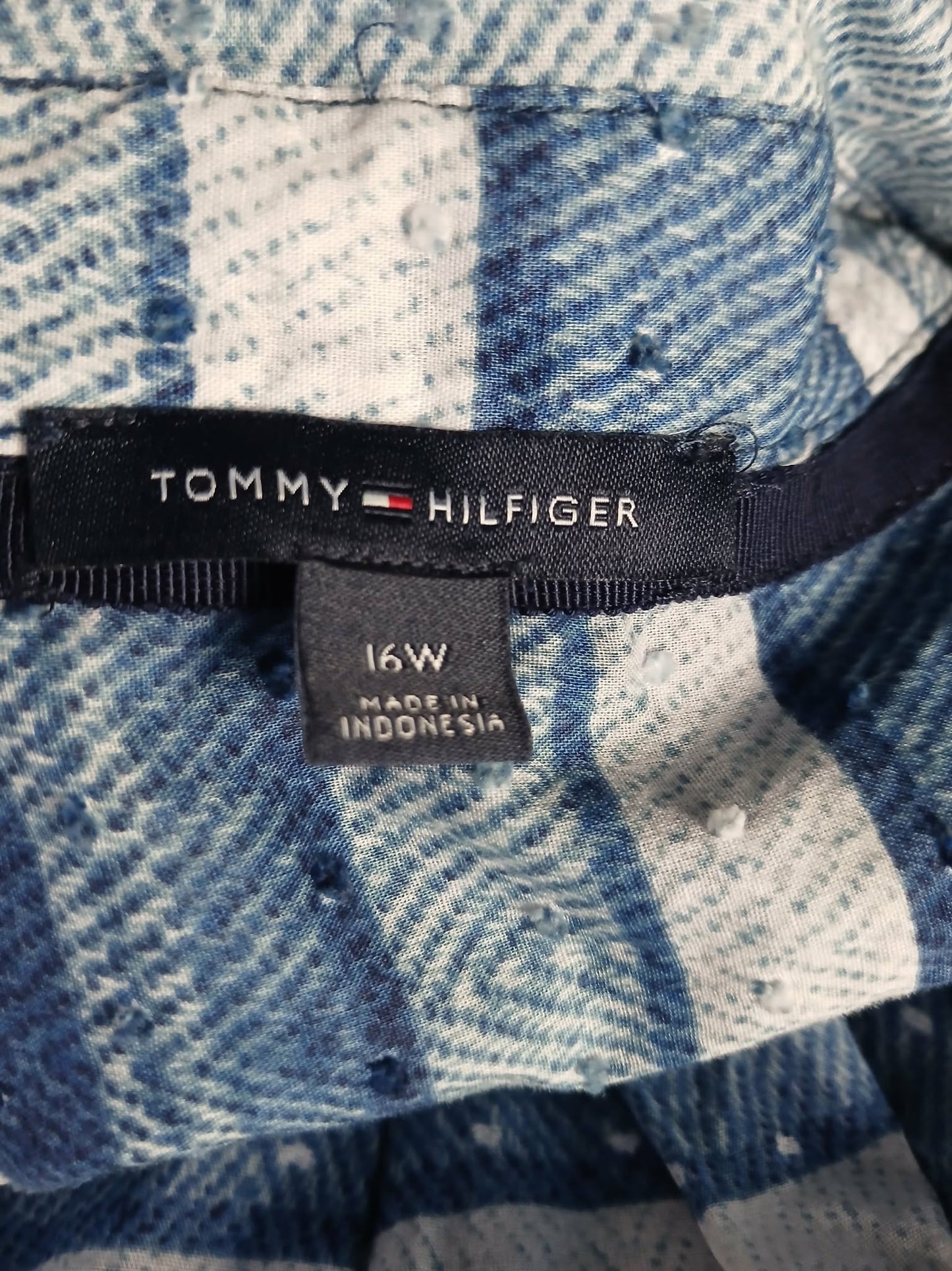 Vestido Camisero Tommy Hifilger Talla 16w Mexico T 38