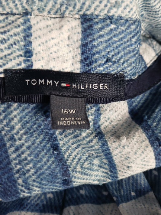 Vestido Camisero Tommy Hifilger Talla 16w Mexico T 38