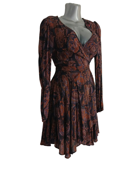 Vestido Buho Cafe Ecoté Talla XS
