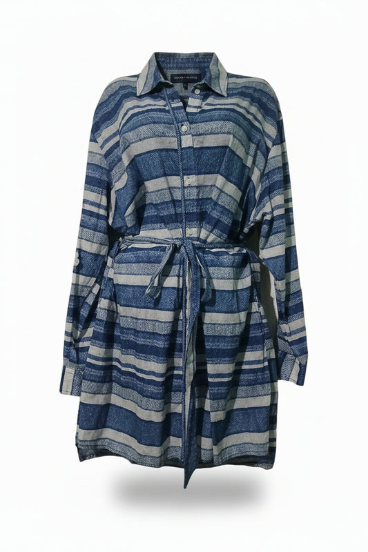 Vestido Camisero Tommy Hifilger Talla 16w Mexico T 38
