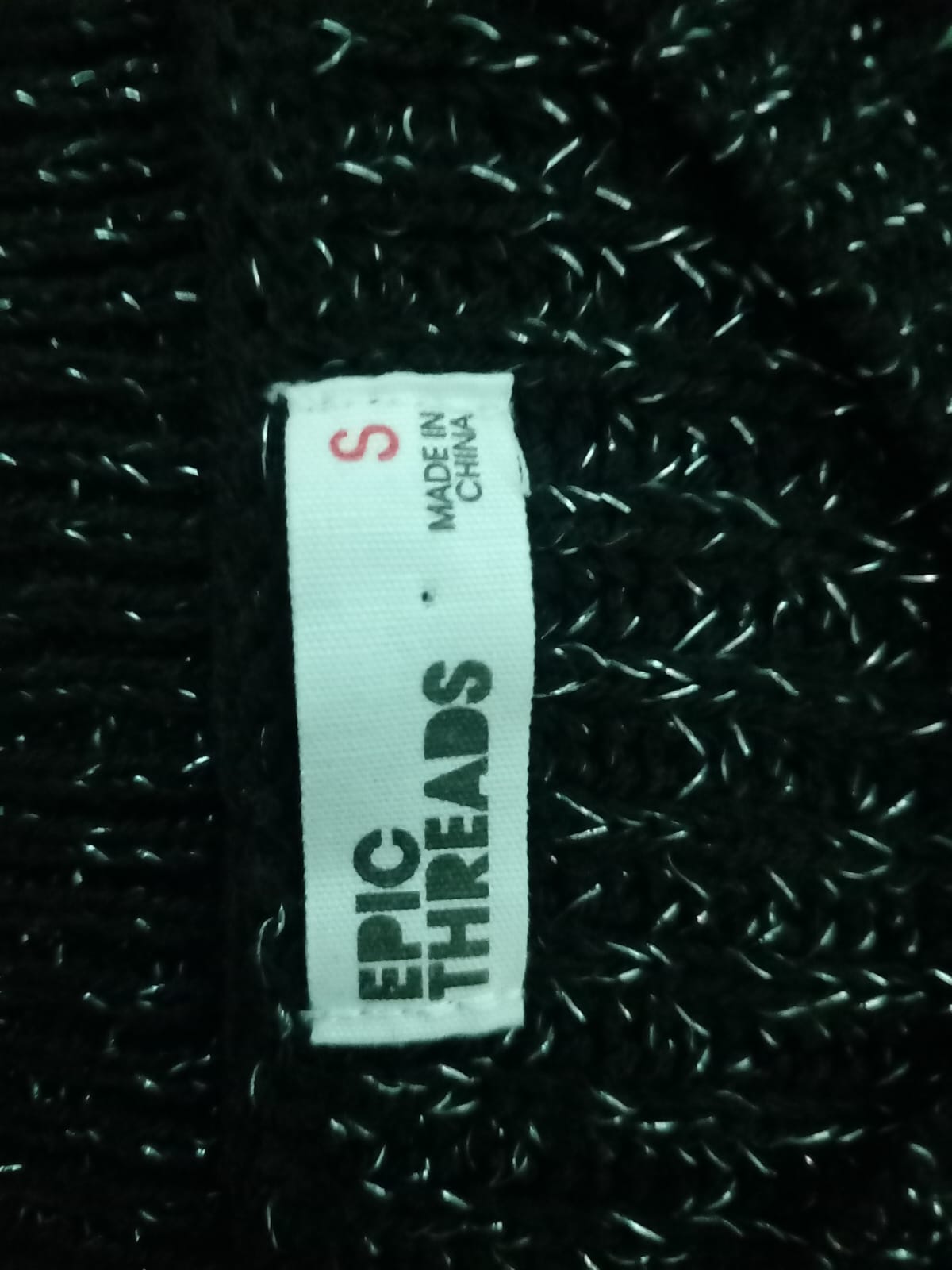 Suéter Tejido Top Talla S
