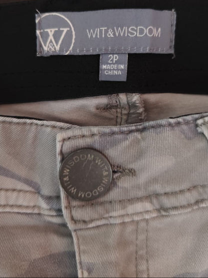 Pantalón Camuflajeado Wit & Wisdom Talla 2 P