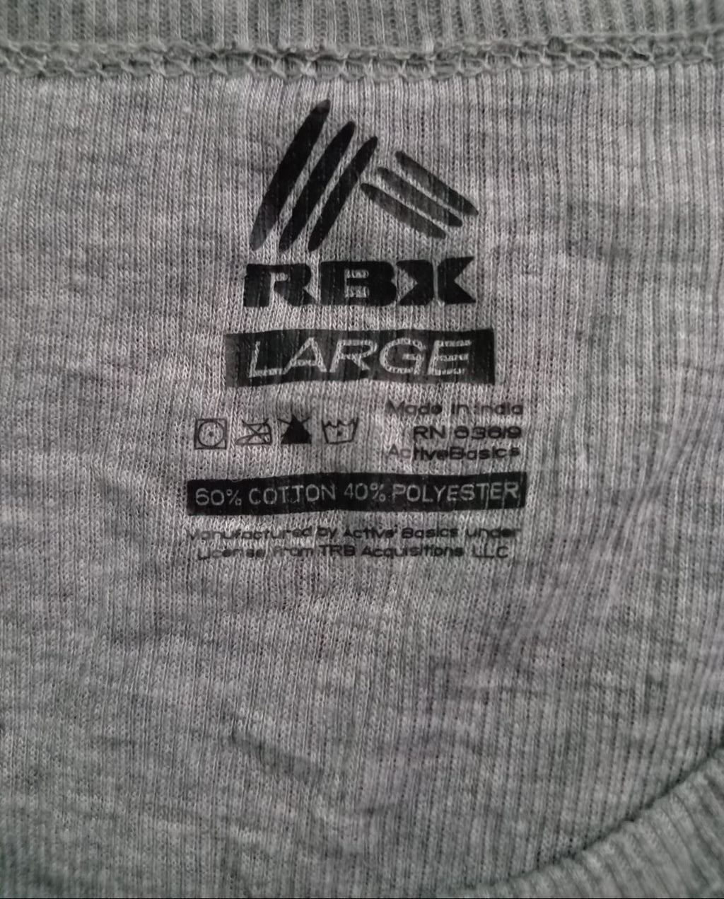 Playera RBX Talla G