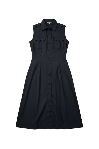 Vestido Vestido Camisero Negro sin Mangas Bitten by Sarah Jessica Parker, talla 8.