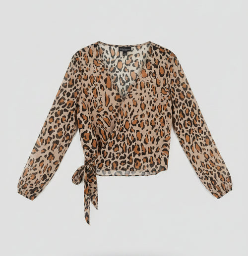 Blusa Animal Print Bold Elements Talla S