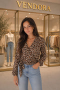 Blusa Animal Print Bold Elements Talla S
