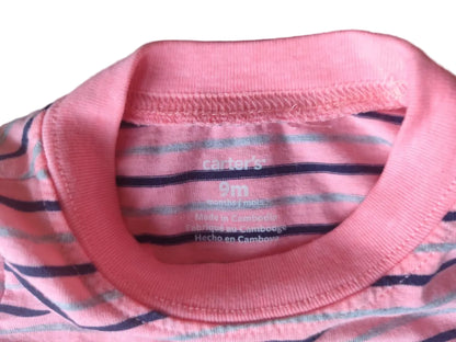 Playera Rosa Carters 9 Meses