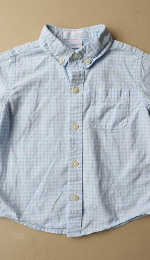 Camisa Manga Larga Janie And Jack  12 - 18 Meses