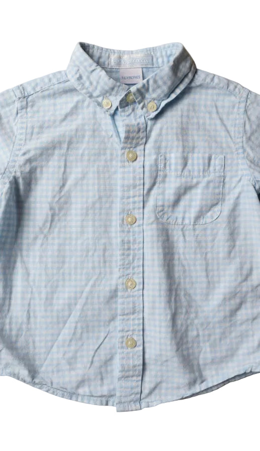 Camisa Manga Larga Janie And Jack  12 - 18 Meses