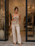 Blusa de Flores Forever 21 Talla S