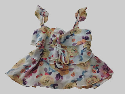 Blusa de Flores Forever 21 Talla S
