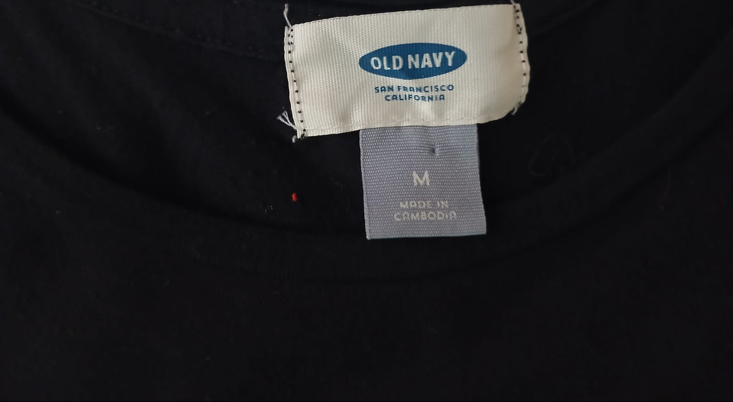 Blusa Negra Old Navy Talla M