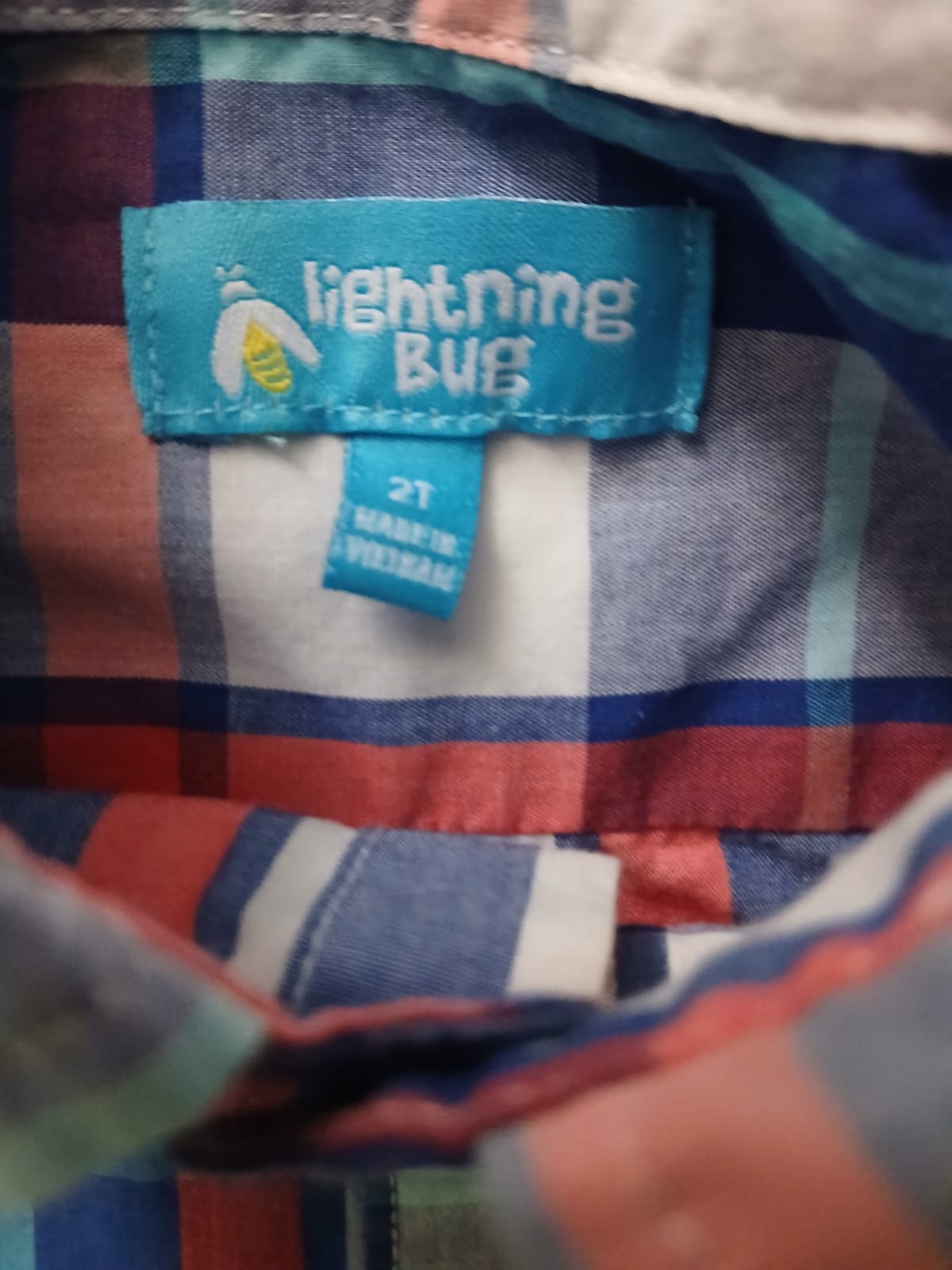 Camisa Manga Corta Lightning Bug 2 Años