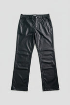 Pantalon Negro Piel Sintética Talla XL