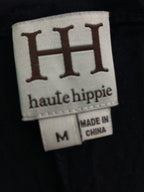 Blusa Negra Haute Hippie Talla M