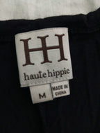 Blusa Negra Haute Hippie Talla M