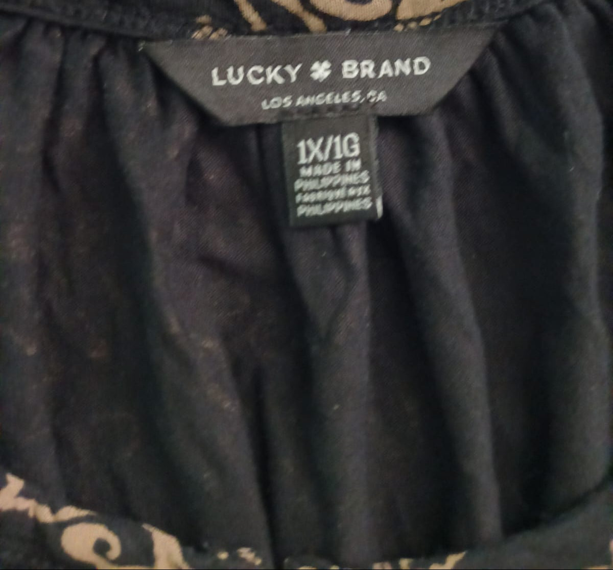 Blusa  Lucky Brand Talla 1X