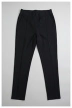 Pantalon Negro Rallas Blancas Talla L