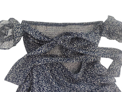Vestido flores corto