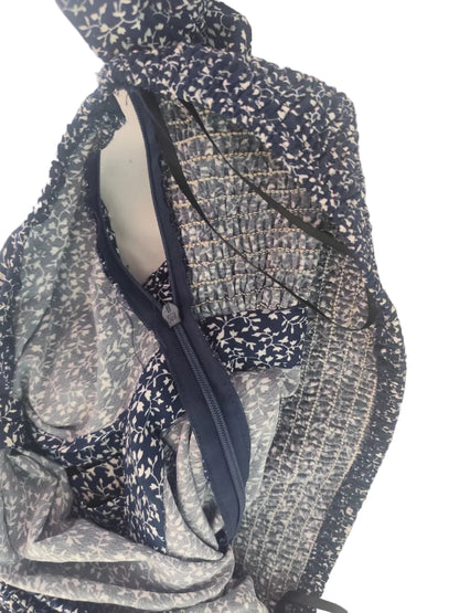 Vestido flores corto
