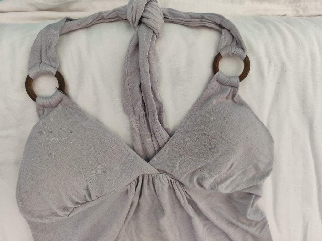 Vestido Largo de Playa Gris Love Culture Talla S