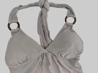 Vestido Largo de Playa Gris Love Culture Talla S