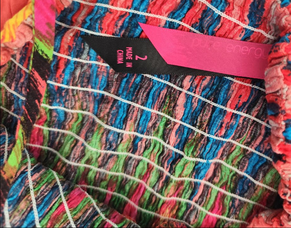 Vestido Multicolor Pure Energy Talla S