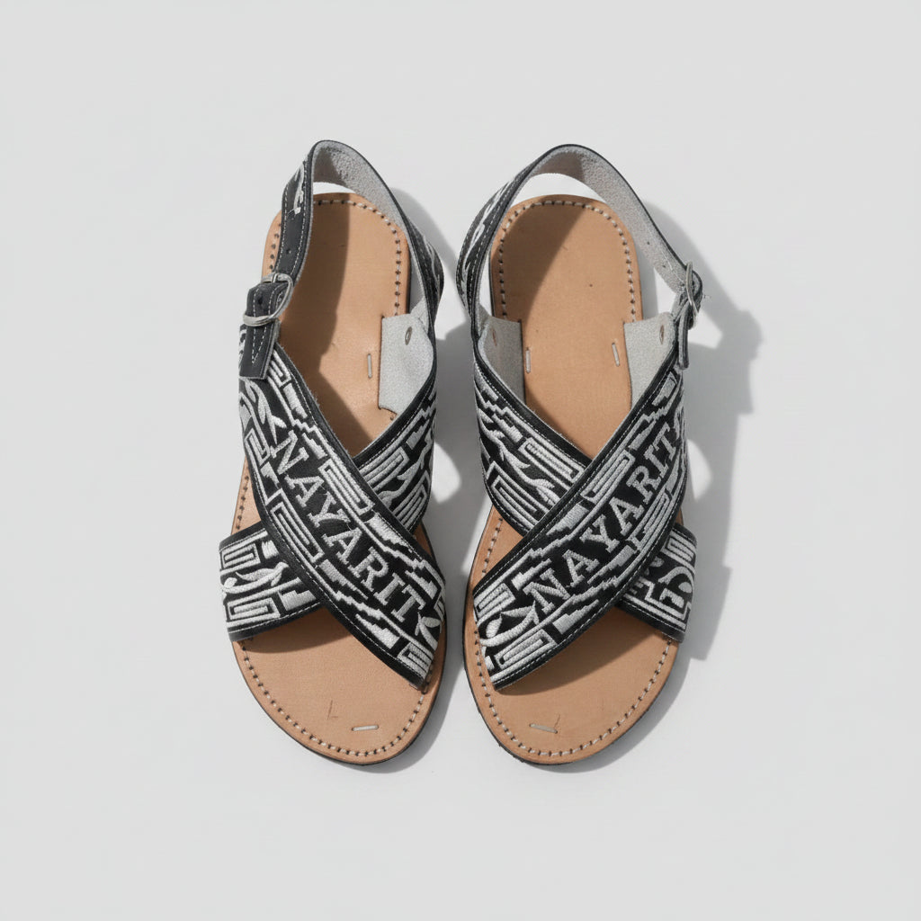 Huarache De Hombre Con Nombre de Nayarit Talla 7