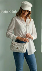 Bandolera Polo Club Beige