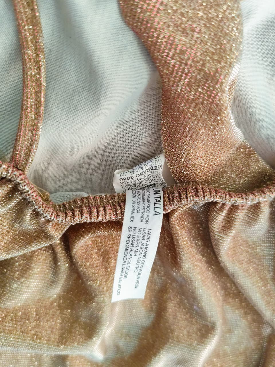 Vestido Dorado