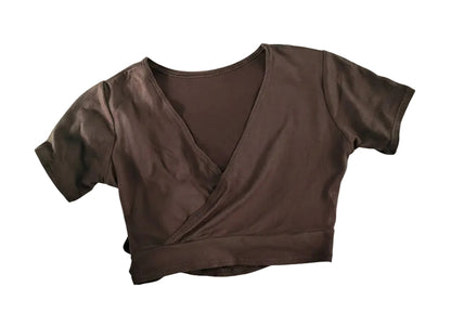 Blusa Top Talla Chica Color  Verde Olivo