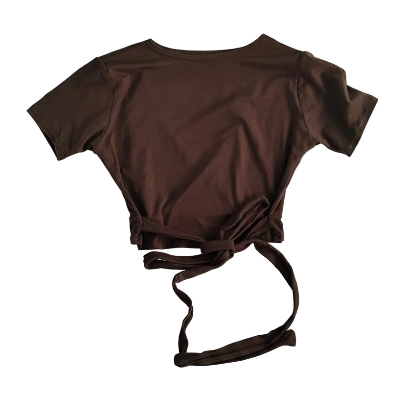 Blusa Top Talla Chica Color  Verde Olivo
