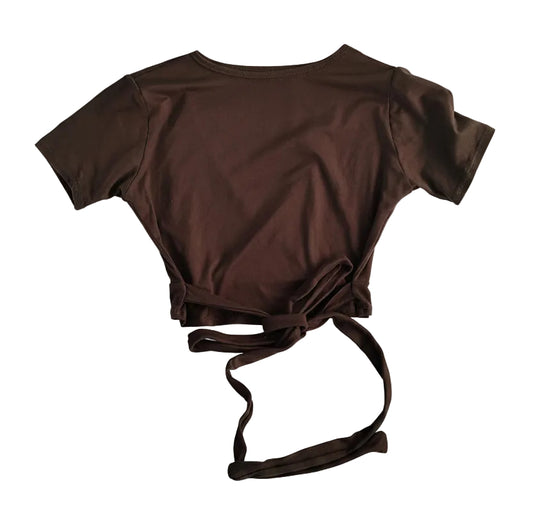 Blusa Top Talla Chica Color  Verde Olivo