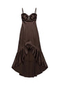 Vestido de Noche Cafe Talla M