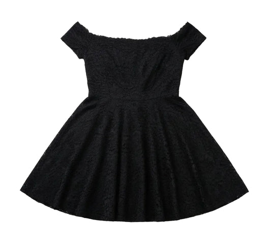 Vestido Corto Negro Talla S