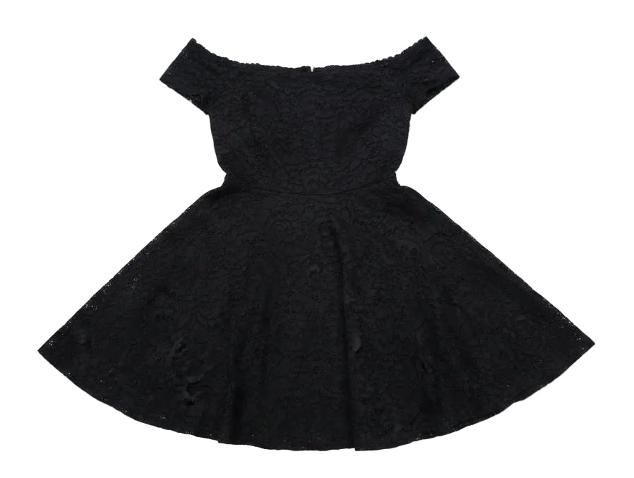Vestido Corto Negro Talla S