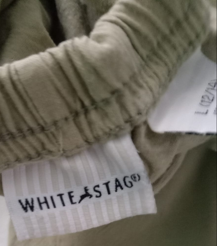 Short White Stag 3/4 Size L