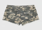 Short Camuflaje Detalles de Encaje Mujer Mudd Talla 11