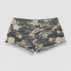 Short Camuflaje Detalles de Encaje Mujer Mudd Talla 11