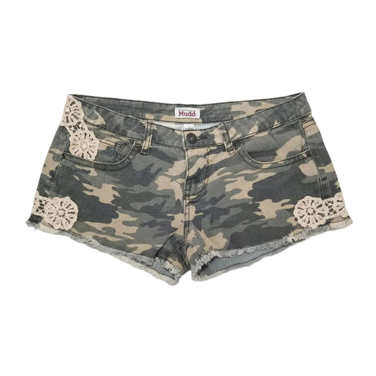 Short Camuflaje Detalles de Encaje Mujer Mudd Talla 11