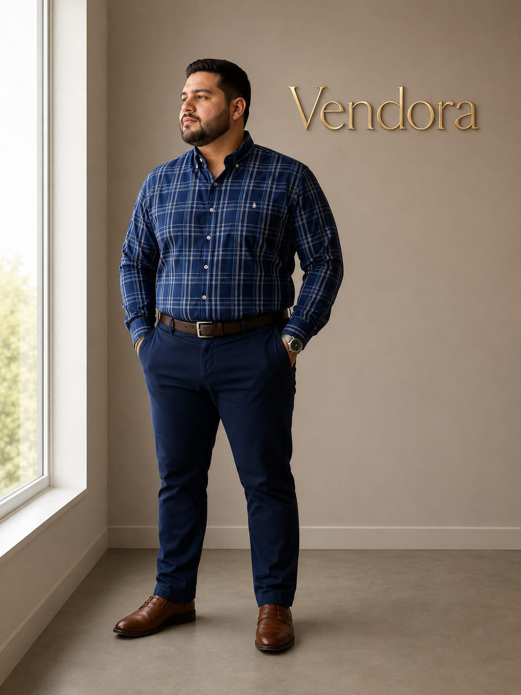 Camisa Palm Beach Polo Club  Talla L
