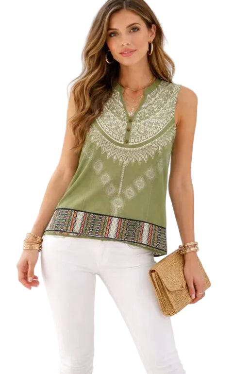 Blusa Verde Claro talla S Sweet Wanderer